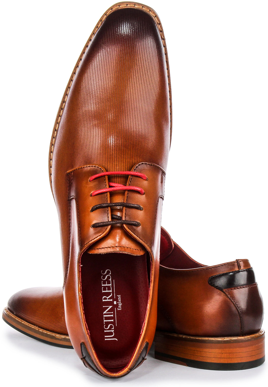 Leon Lace Up Oxfords In Tan