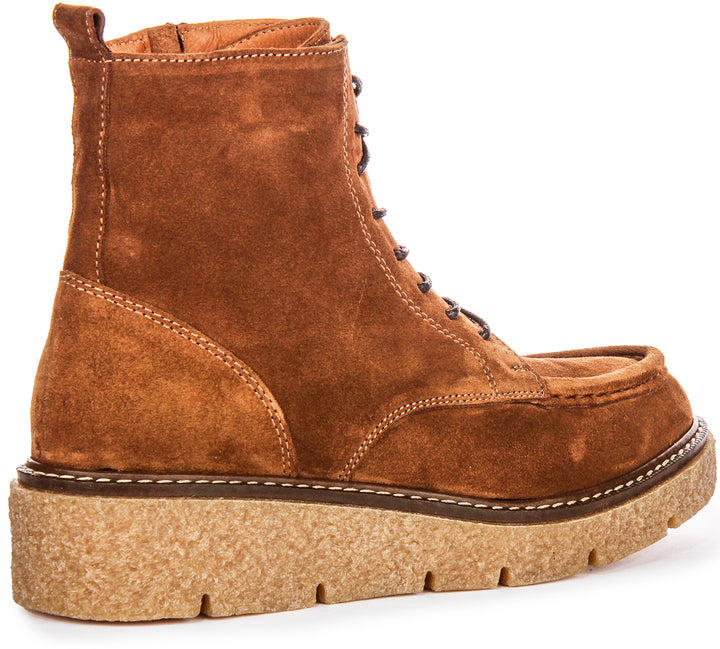 Alani Ankle Boots In Tan