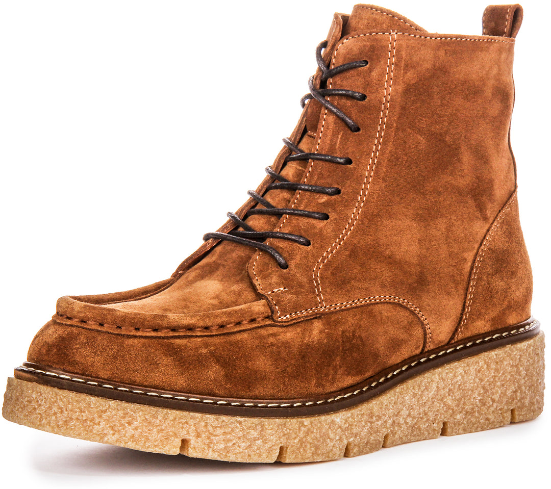 Alani Ankle Boots In Tan