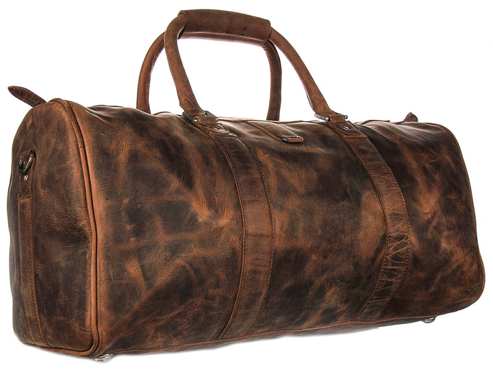 Classic Voyager Duffle Bag In Tan