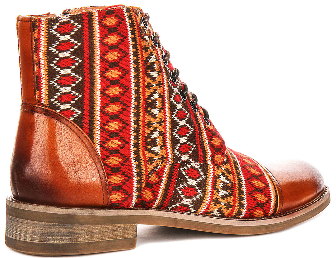 Juan In Tan Oxford Boots