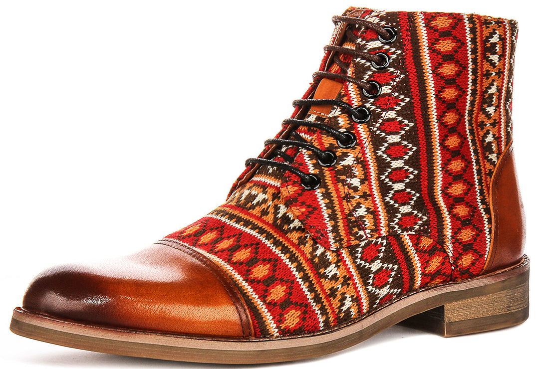 Juan In Tan Oxford Boots