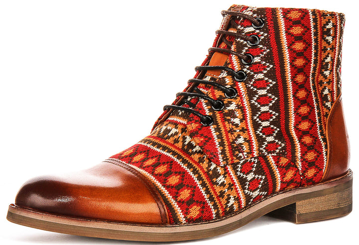 Juan In Tan Oxford Boots