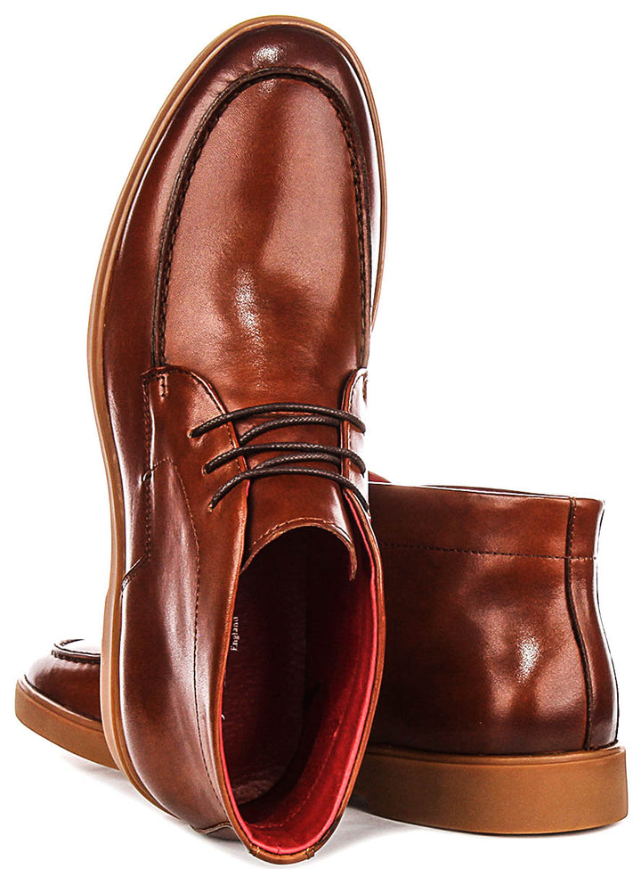 Larry Casual Boot In Tan