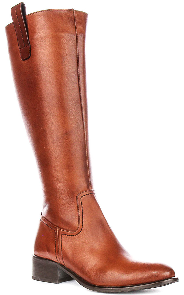 Jenna Riding Boots In Tan