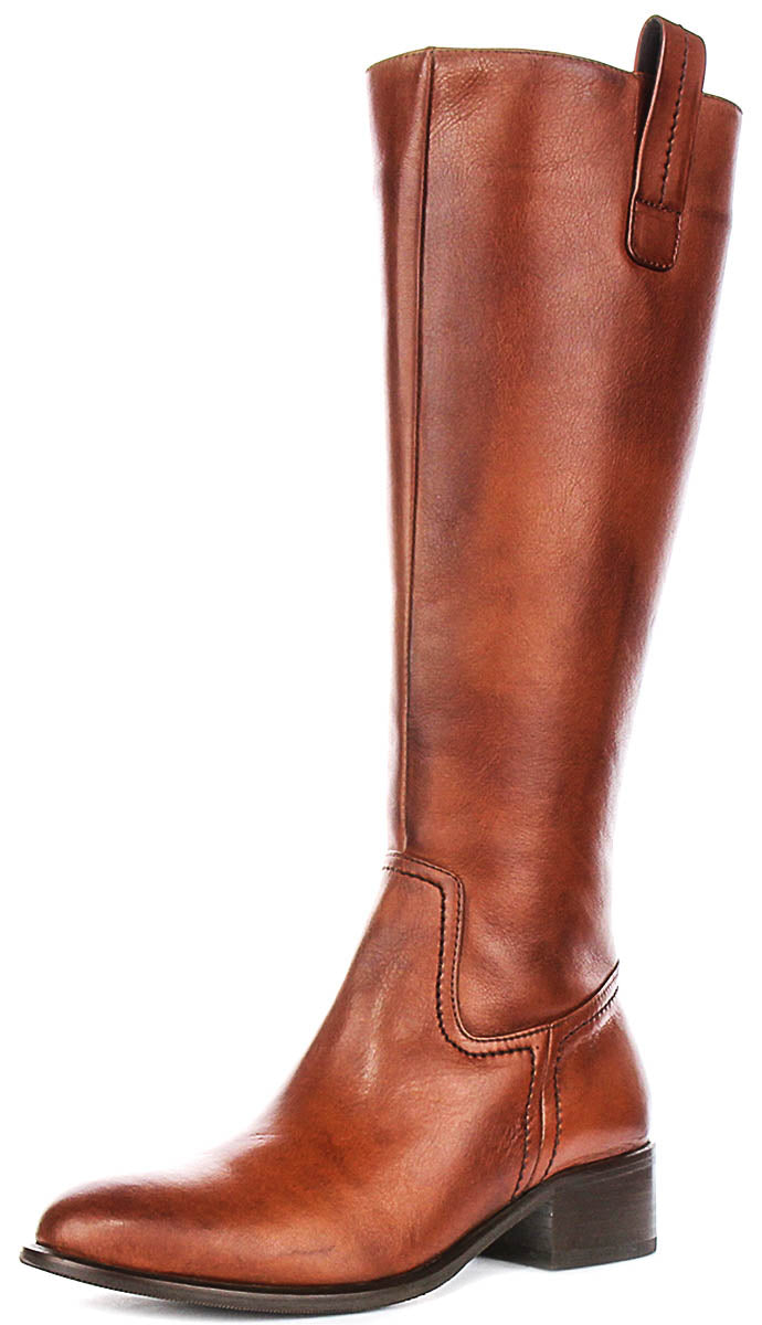 Jenna Riding Boots In Tan