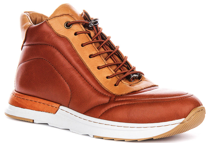 Mckena Hi Top Casual Shoes In Tan