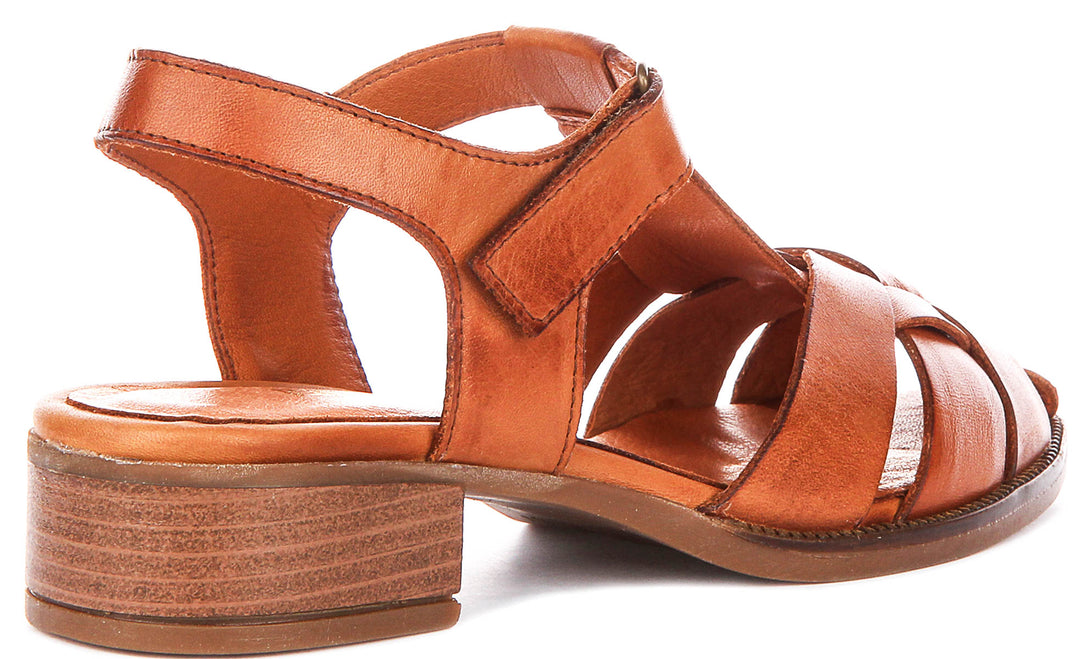 Sabrina Fishermen Sandal In Tan