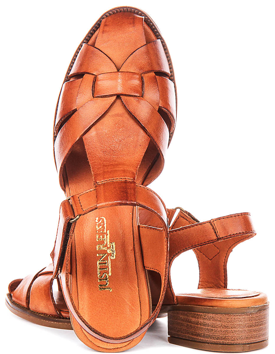 Sabrina Fishermen Sandal In Tan