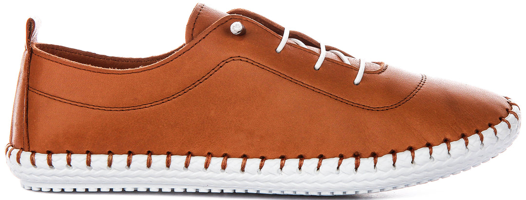 Lexi 2 Slip On In Tan Leather