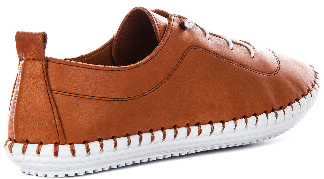 Lexi 2 Slip On In Tan Leather