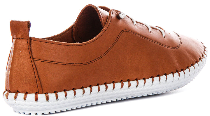 Lexi 2 Slip On In Tan Leather