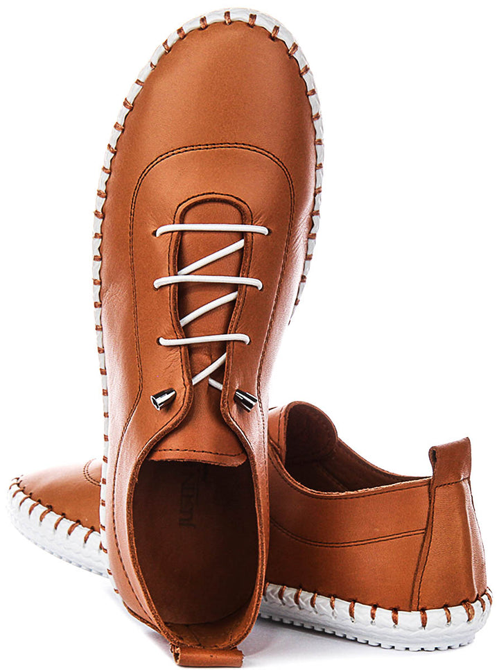 Lexi 2 Slip On In Tan Leather