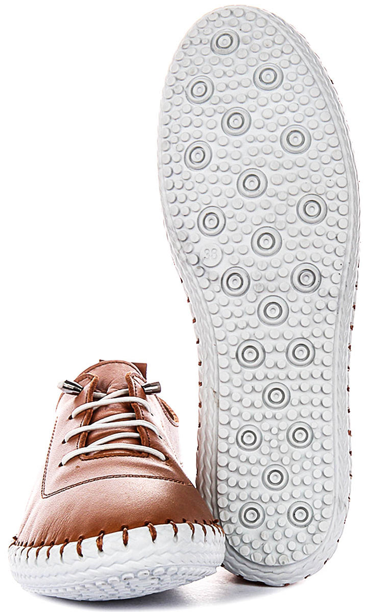 Lexi 2 Slip On In Tan Leather