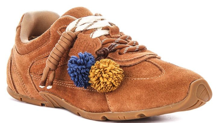 Jodi Low Profile Shoes in Tan