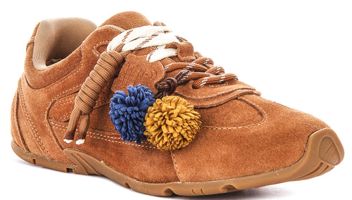 Jodi Low Profile Shoes in Tan