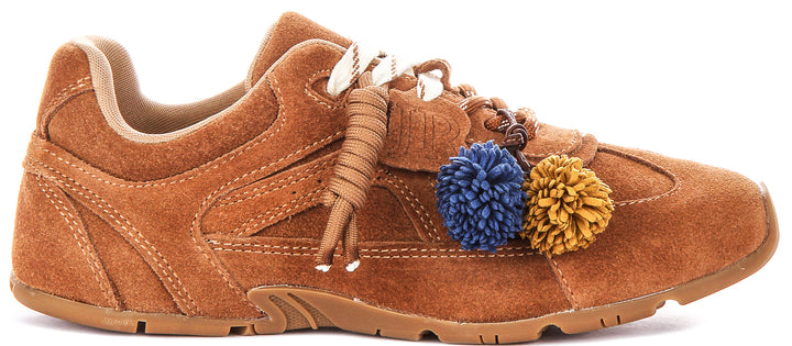 Jodi Low Profile Shoes in Tan