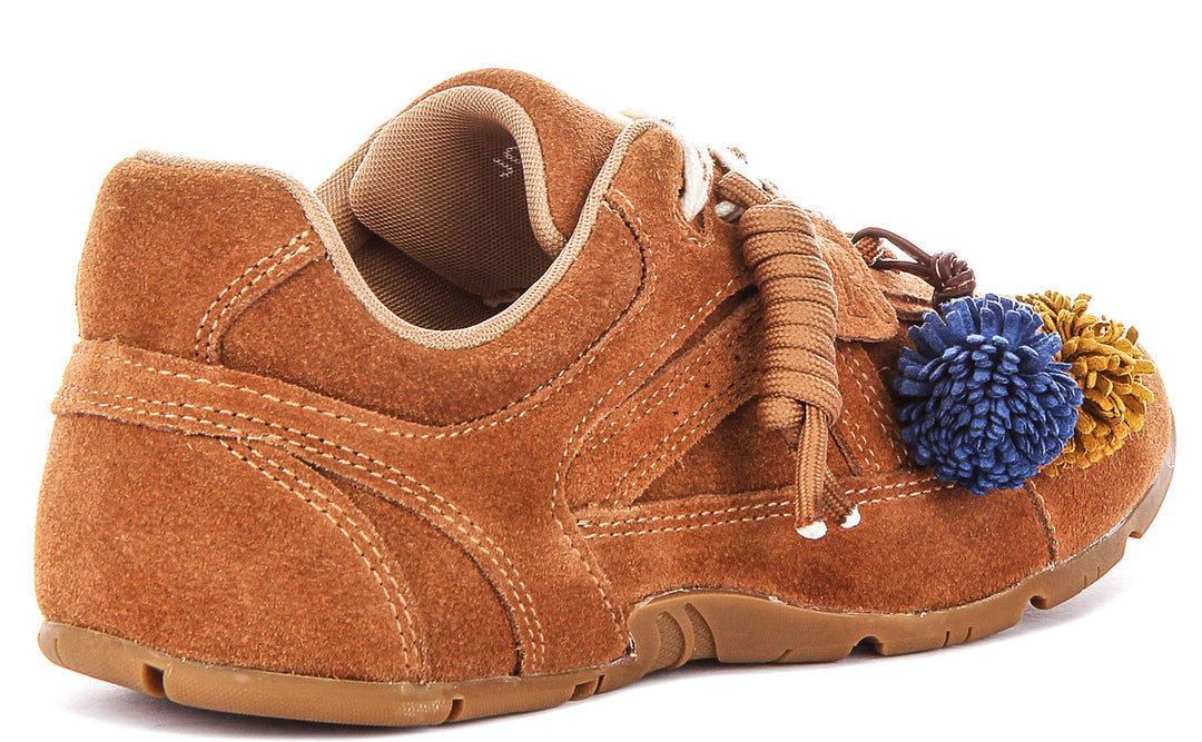 Jodi Low Profile Shoes in Tan