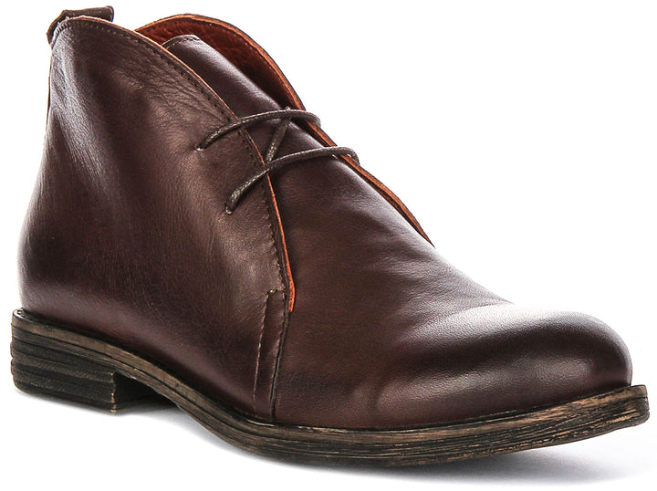 Ember Ankle Boots In Tan Brown