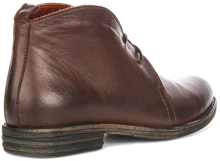 Ember Ankle Boots In Tan Brown