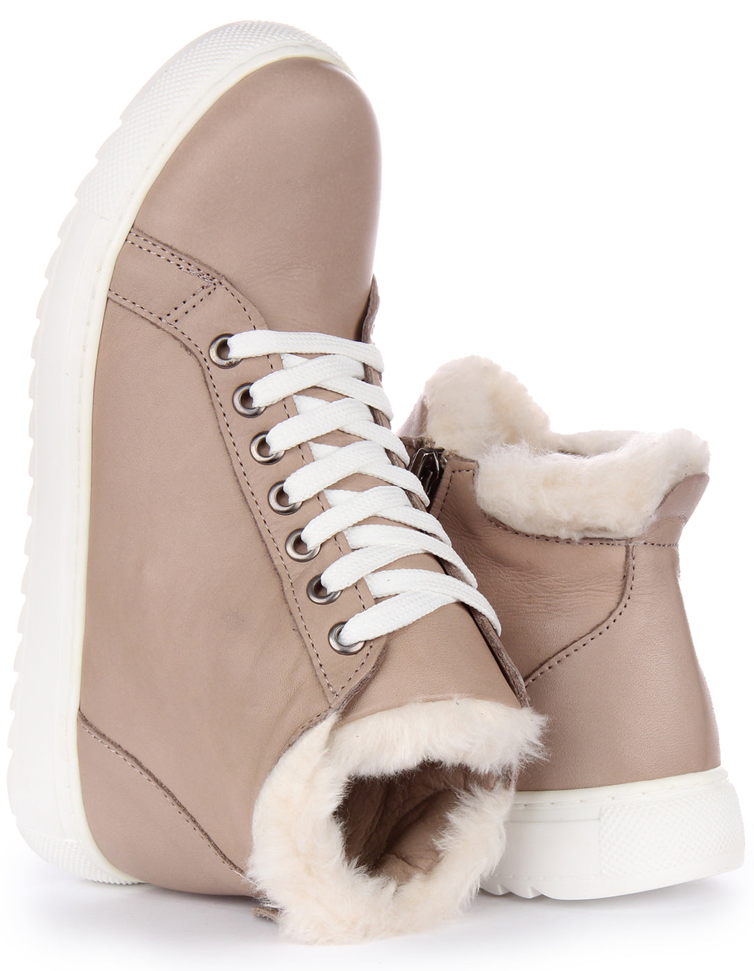 Leona Trainers In Taupe