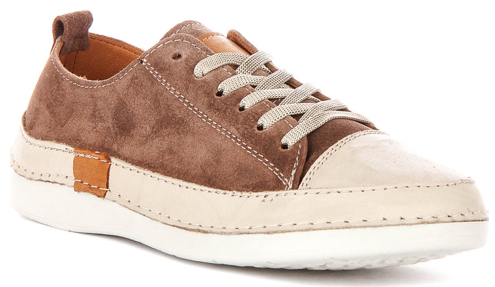 Sammy Suede Cushioned Shoes In Taupe