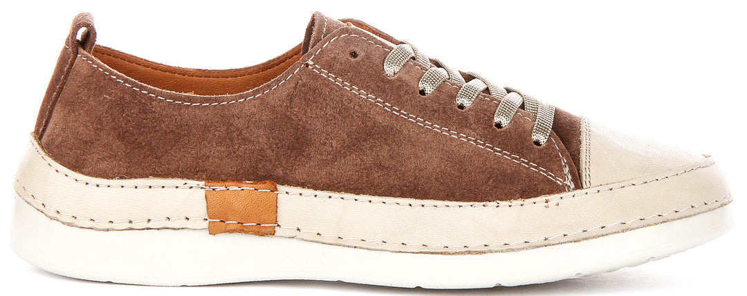 Sammy Suede Cushioned Shoes In Taupe