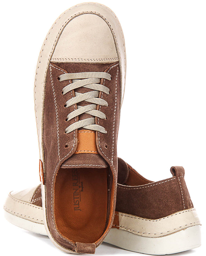 Sammy Suede Cushioned Shoes In Taupe