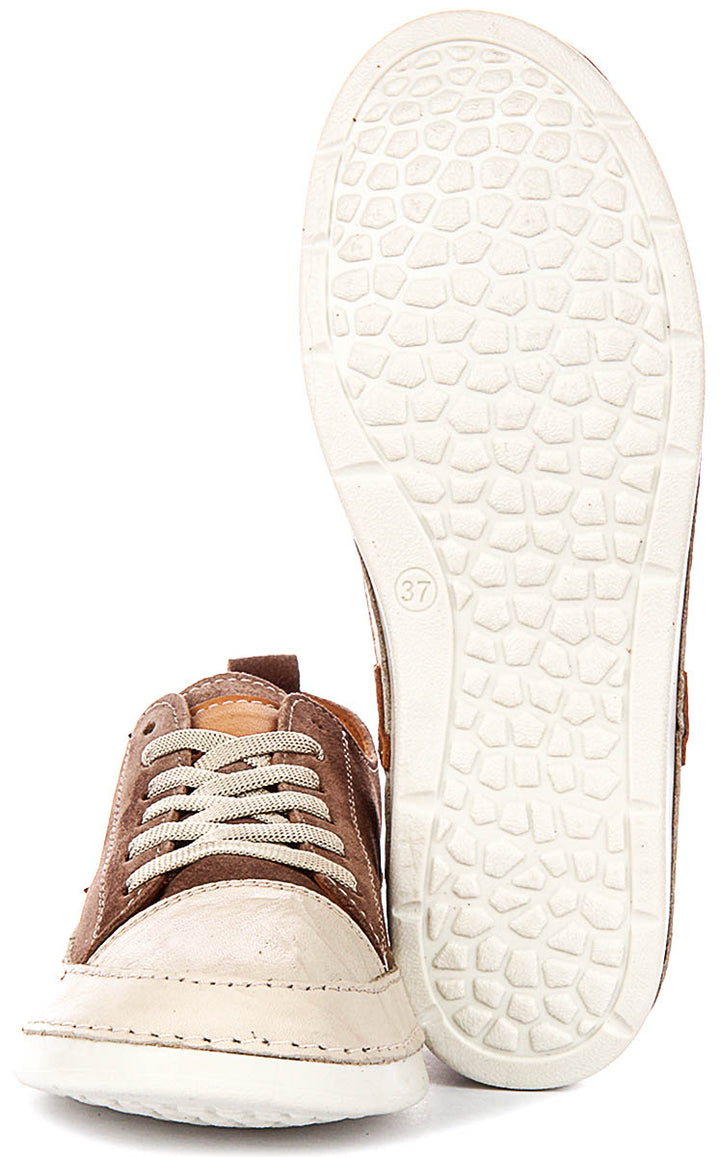 Sammy Suede Cushioned Shoes In Taupe
