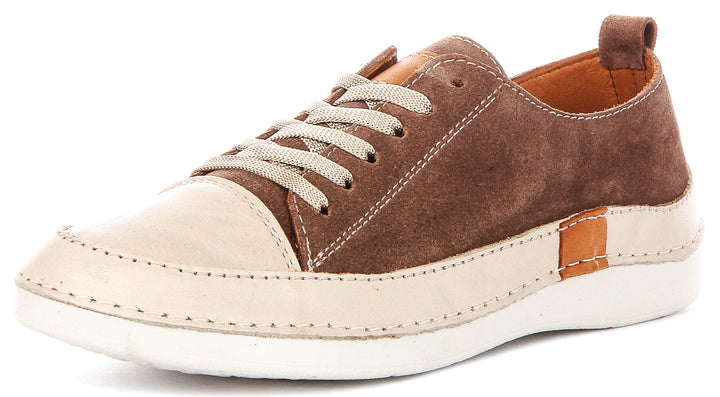 Sammy Suede Cushioned Shoes In Taupe