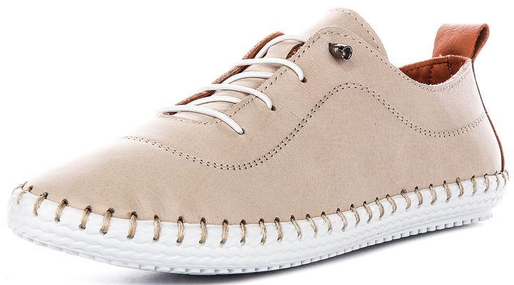 Lexi 2 In Taupe Tan Leather