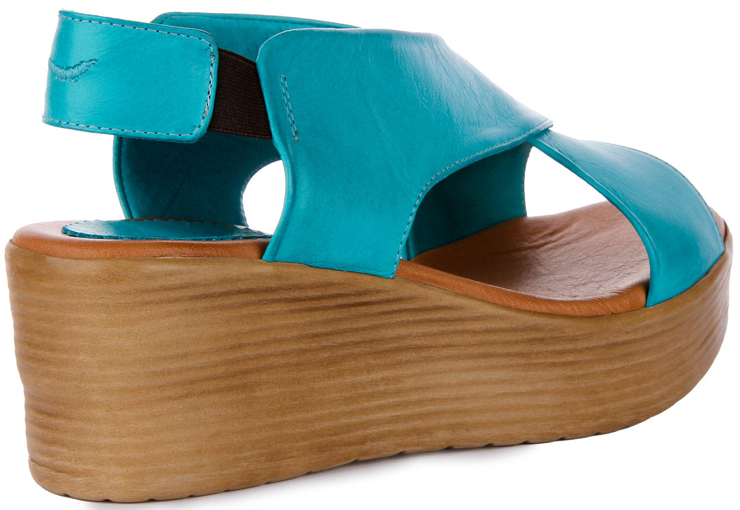 Flora Sandals In Turquoise
