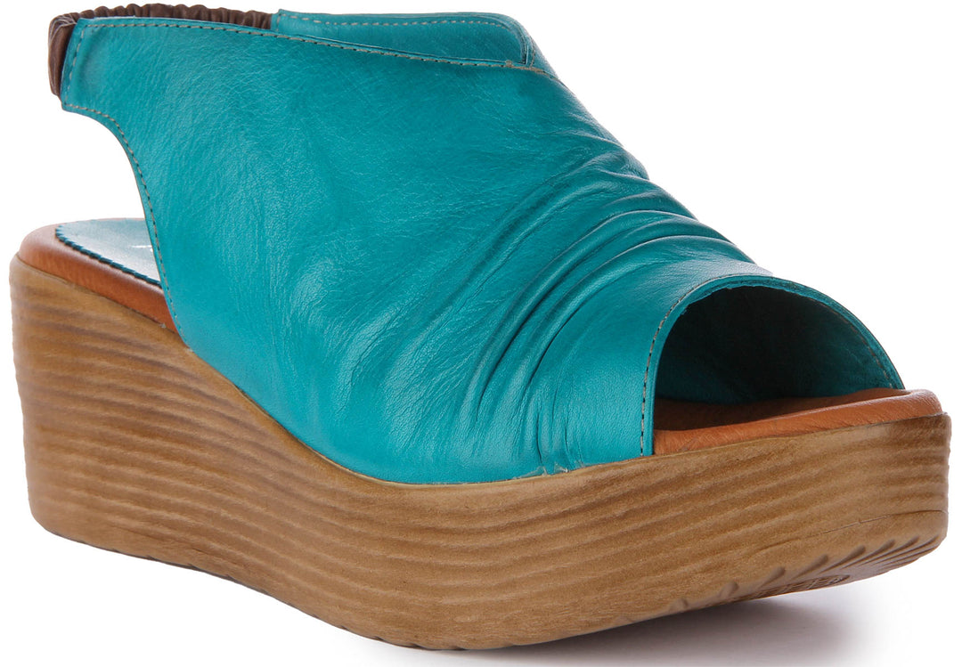 Dilla Sandals In Turquoise