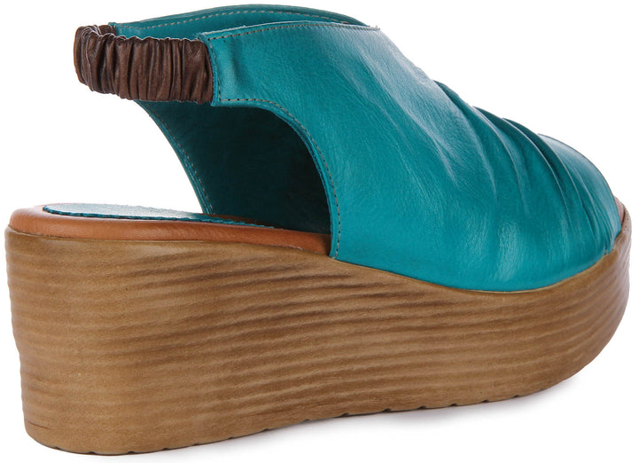 Dilla Sandals In Turquoise