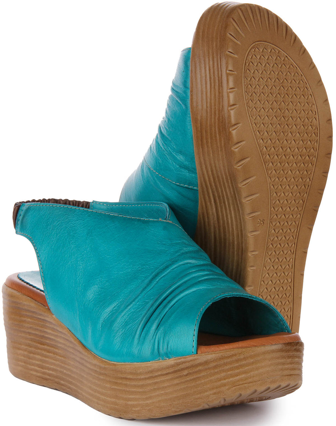 Dilla Sandals In Turquoise