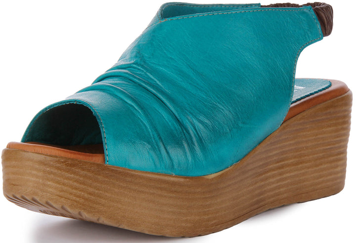 Dilla Sandals In Turquoise