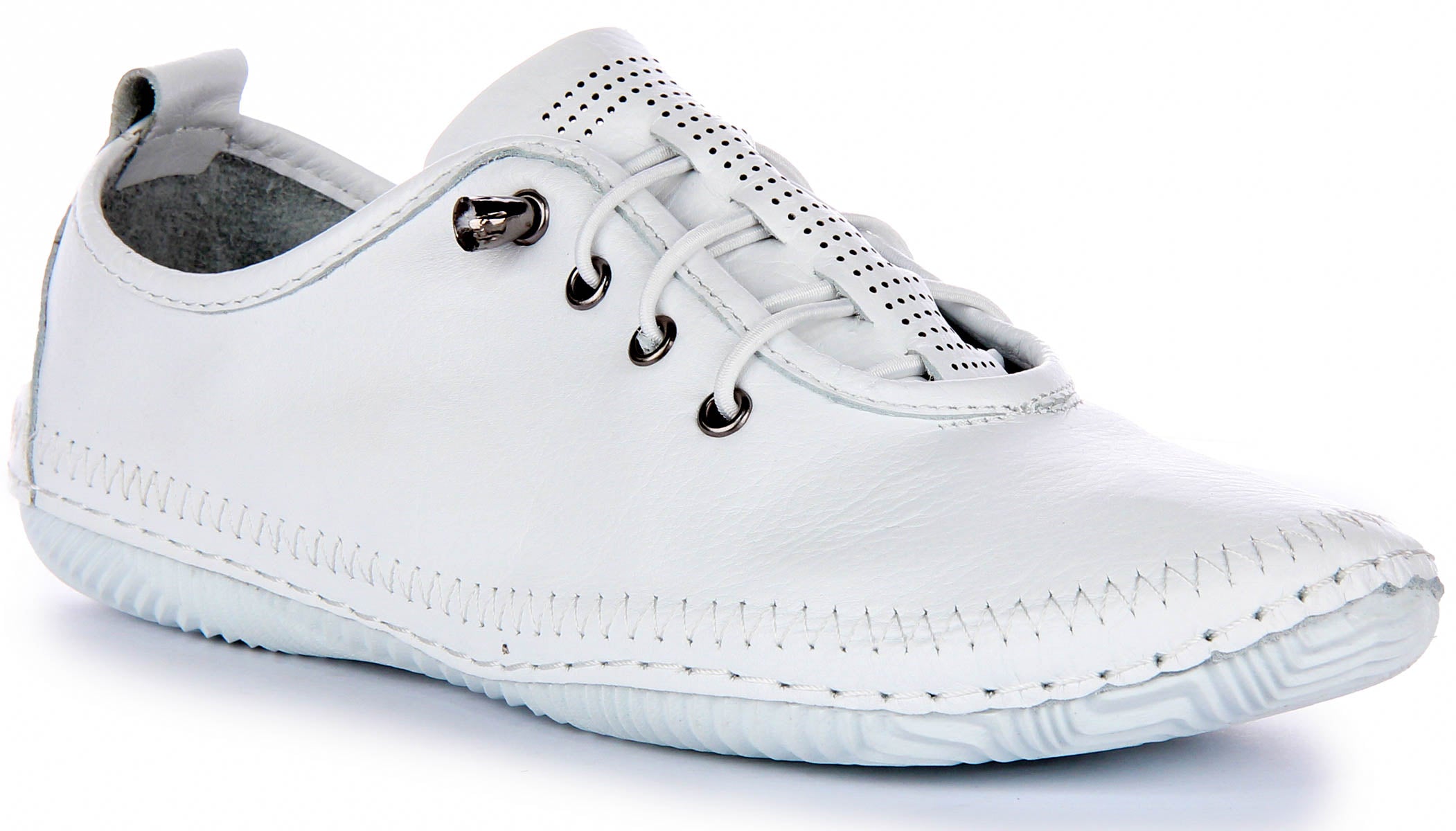 JUSTINREESS ENGLAND Lita In White | Daily Casual Shoe – Justin Reess