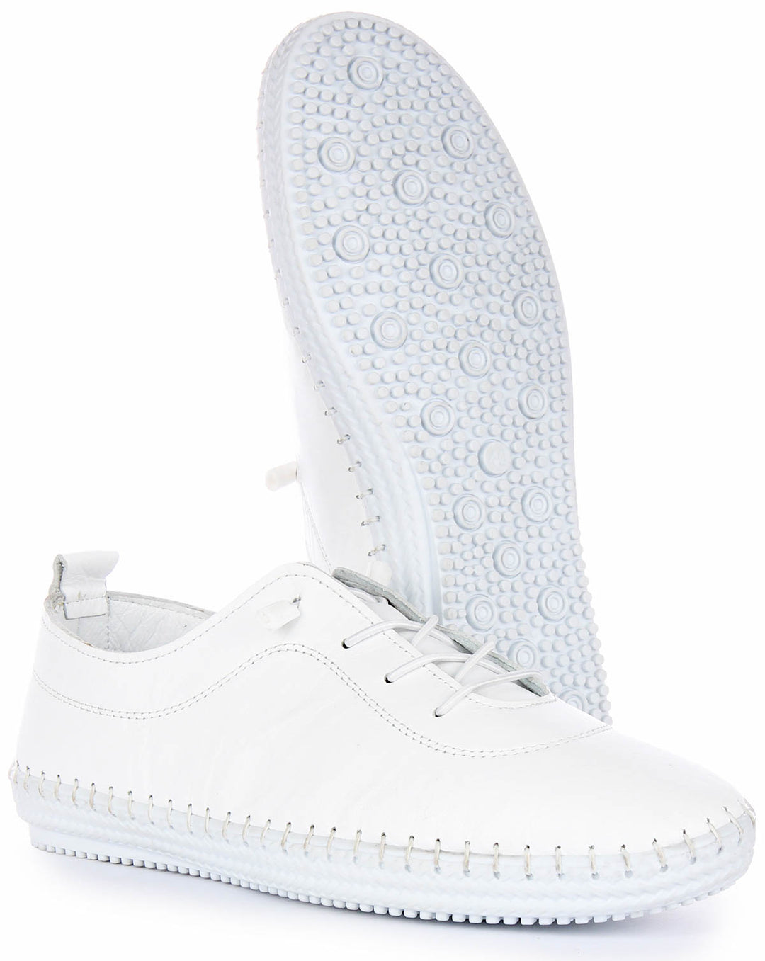 Lexi Mens Slip On Shoes In White