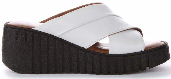 Camile Soft Footbed Sandals In White