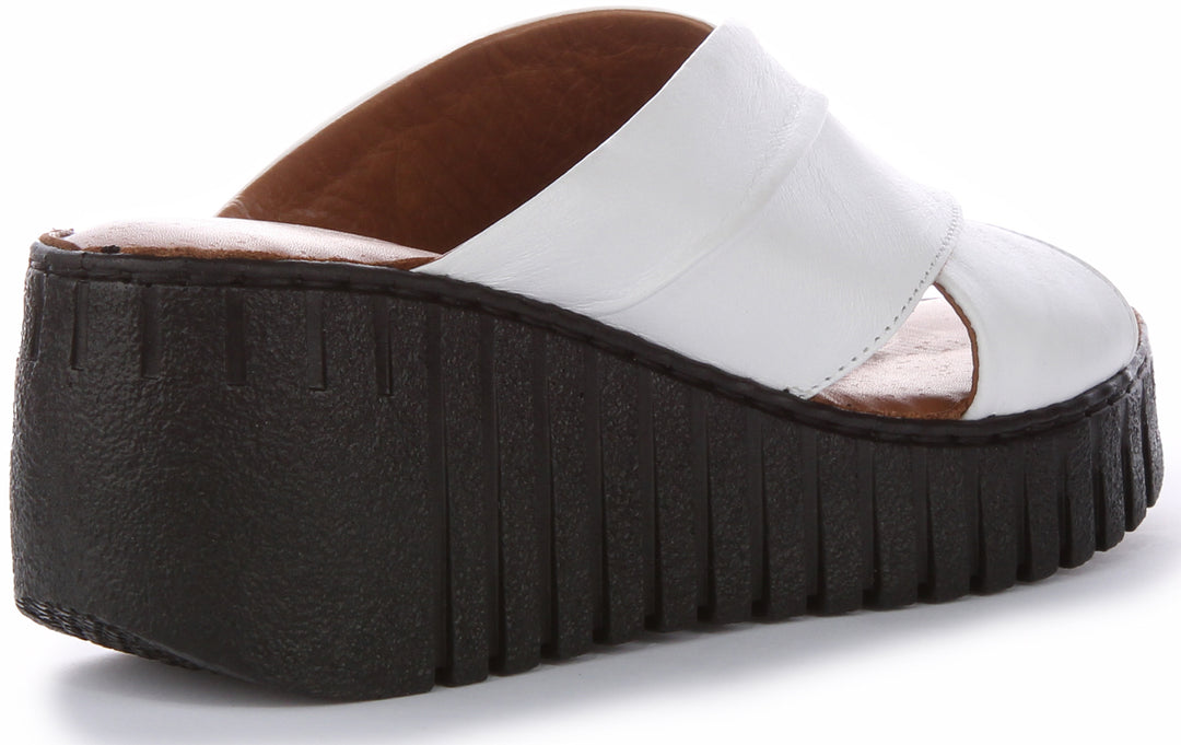 Camile Soft Footbed Sandals In White