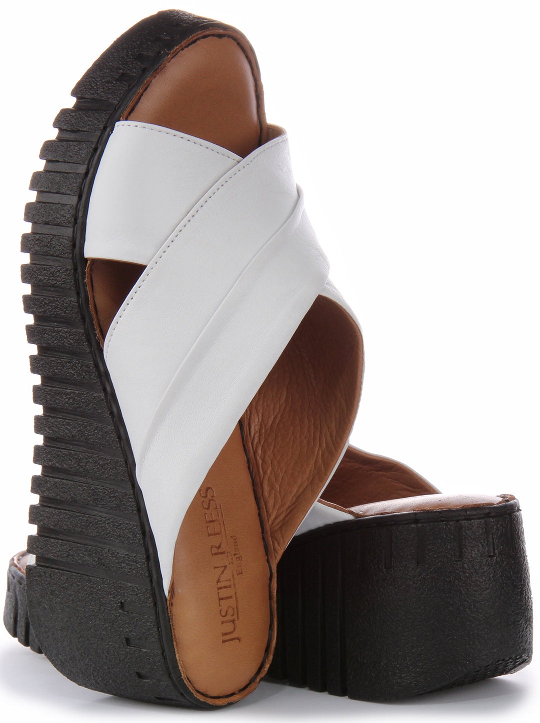 Camile Soft Footbed Sandals In White