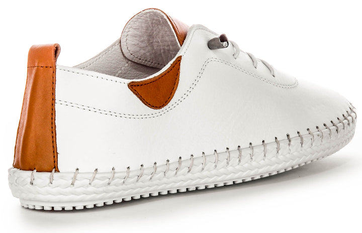 Lexi 3 Comfort Plimsole In White