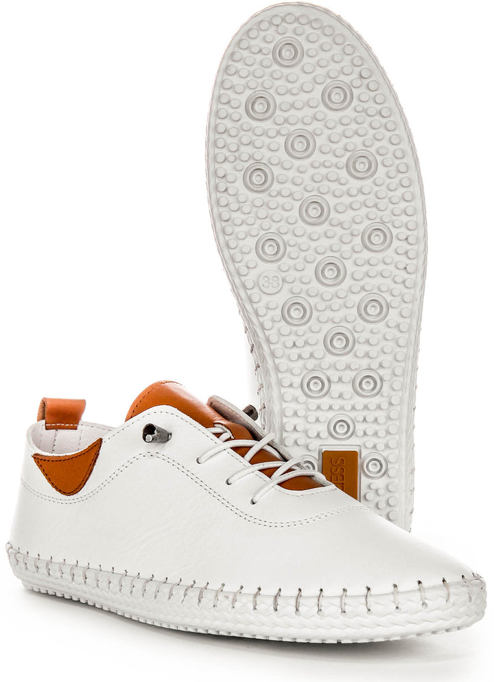 Lexi 3 Comfort Plimsole In White