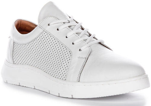 Swift 2 Soft Trainers In White Leather