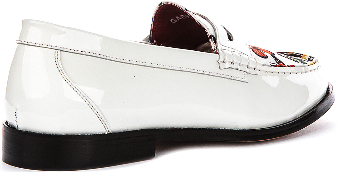 Gabriel Butterfly Loafer In White