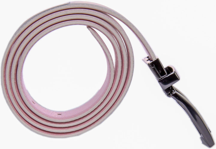 Dexter Belts In White Pink