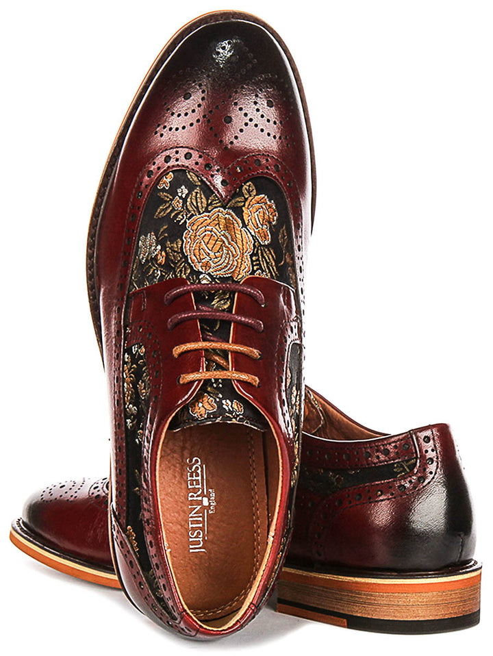 Ross Womens In Wine Brogues
