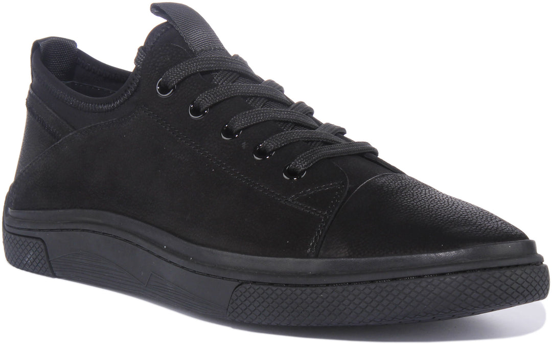 JUSTINREESS ENGLAND Trainers Julian Lace up Casual Shoe In Black