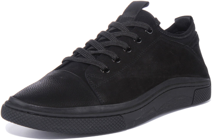 JUSTINREESS ENGLAND Trainers Julian Lace up Casual Shoe In Black