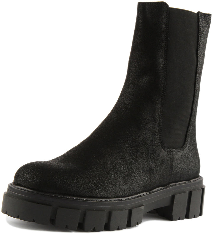 Justinreess England Ankle Boots Laurel Chelsea Ankle Boots In Black